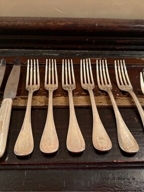 Christofle Malmaission Silver Flatware.